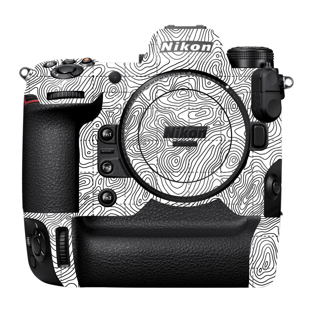 Textured Topo Flow Nikon Z9 Camera Skin