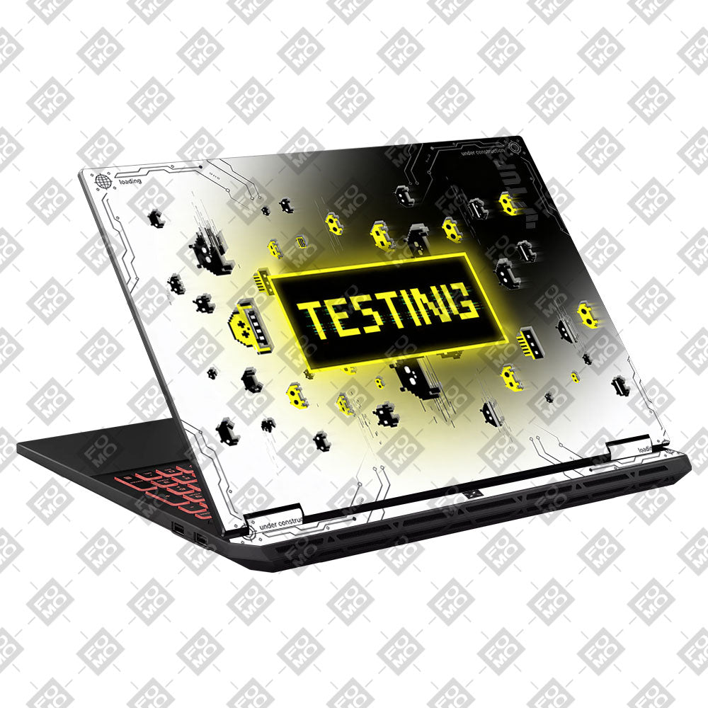 Testing Under Attack Asus TUF Gaming F16 2025 3D Laptop Skin
