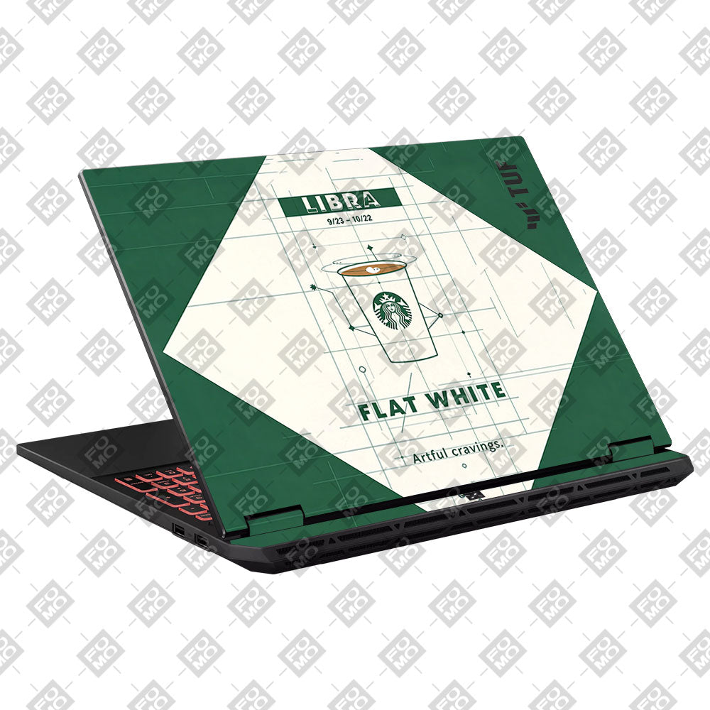 Libra Flat White Asus TUF Gaming A16 2025 3D Laptop Skin