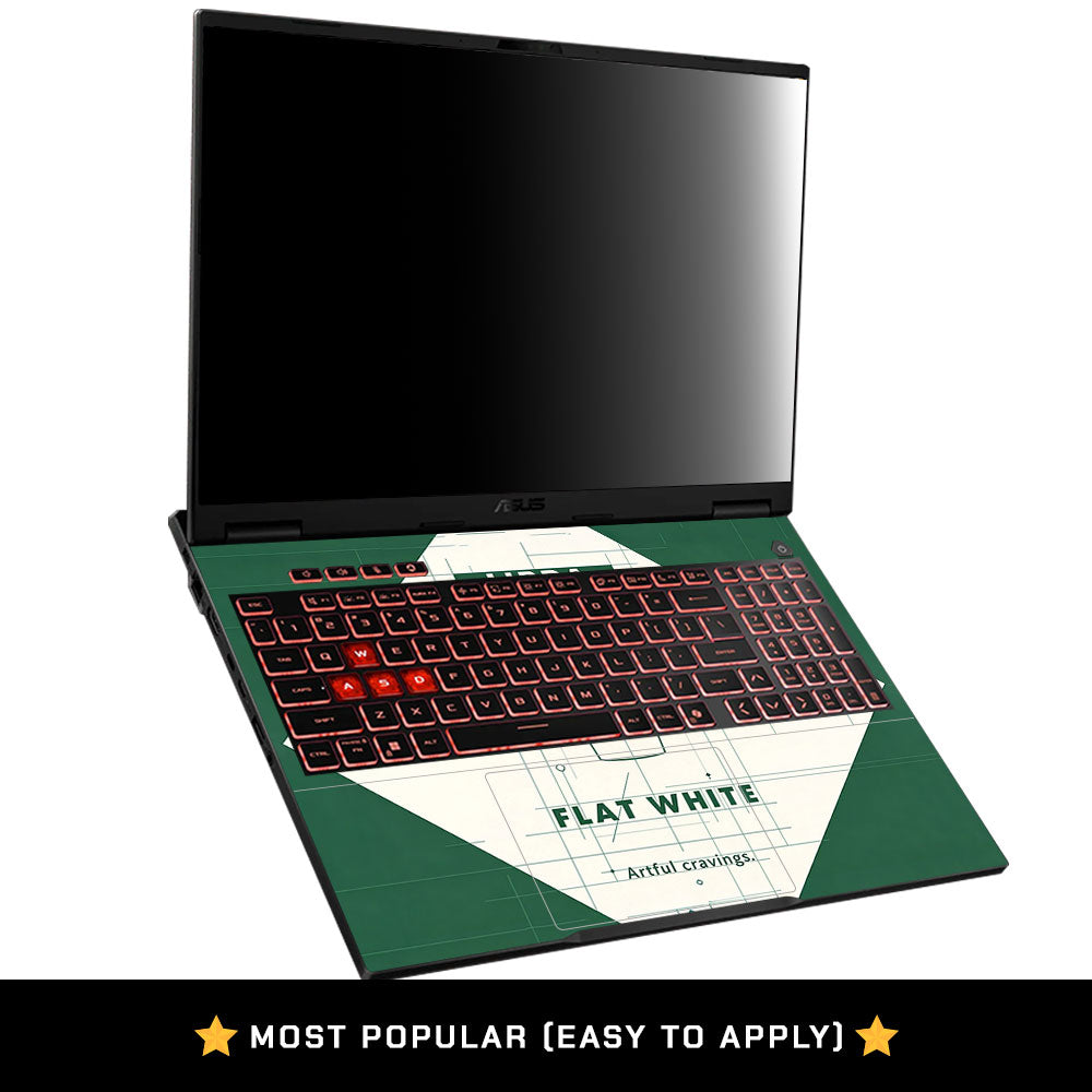Libra Flat White Asus TUF Gaming A16 2025 3D Laptop Skin