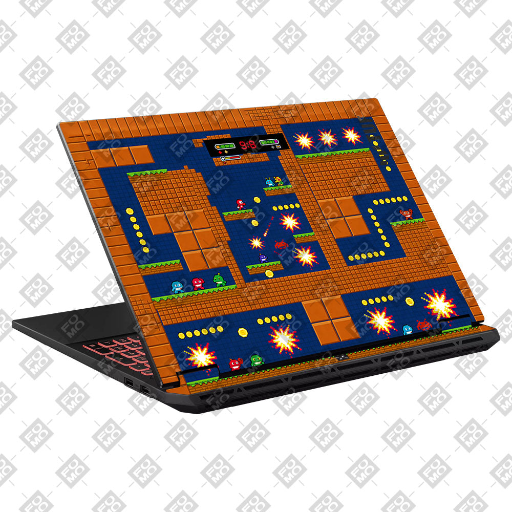 Pixelated Retro Arcade Asus TUF Gaming A16 2025 3D Laptop Skin