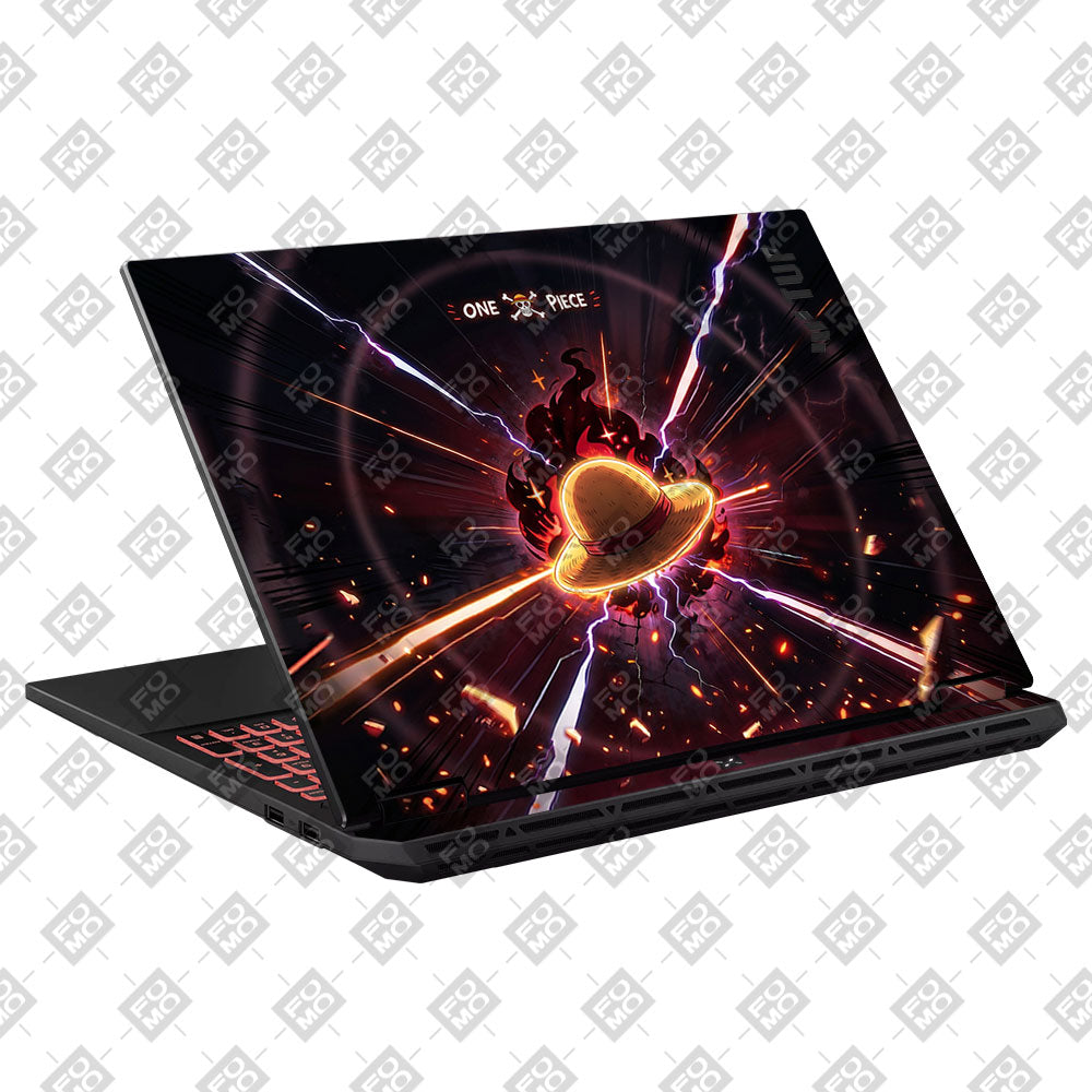 Flaming Pirate Hat Asus TUF Gaming A16 2025 3D Laptop Skin