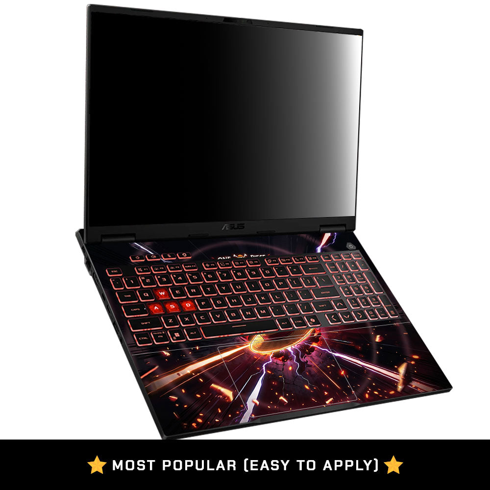 Flaming Pirate Hat Asus TUF Gaming A16 2025 3D Laptop Skin