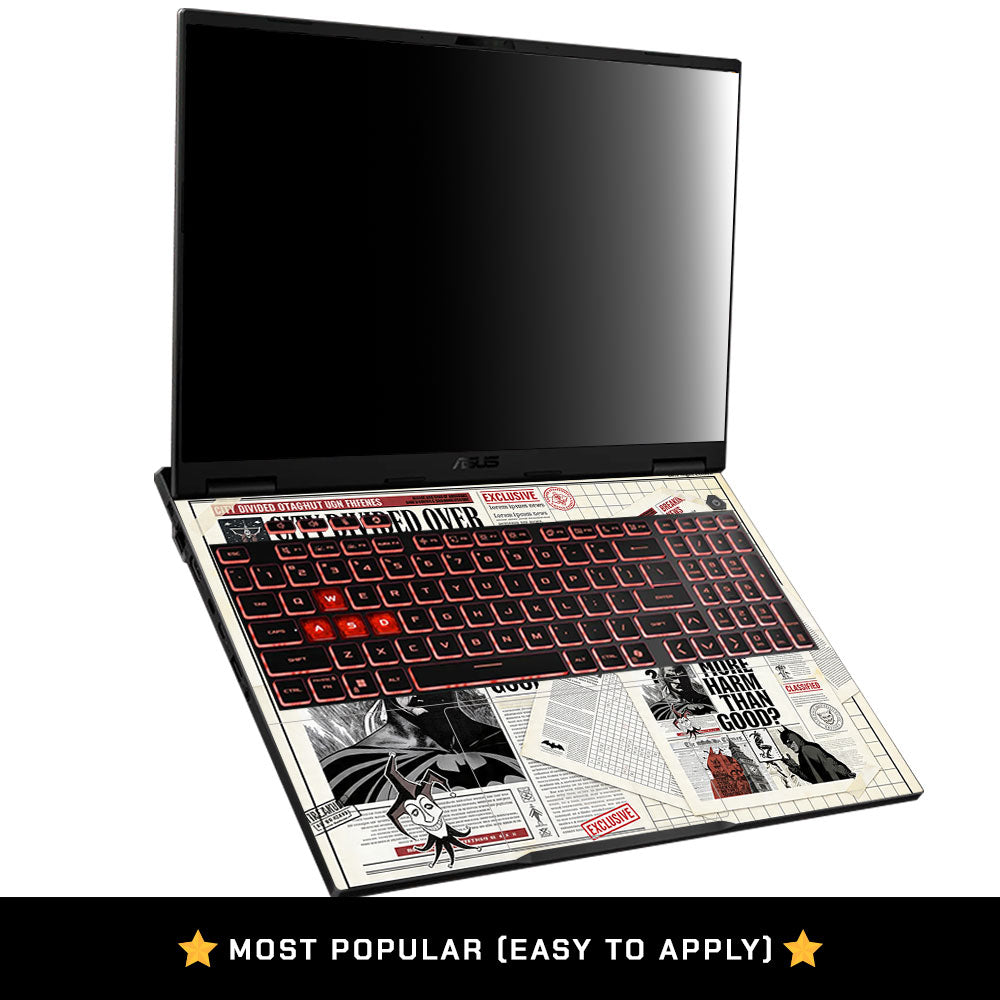 Batman Gotham's Legacy Asus TUF Gaming A16 2025 3D Laptop Skin