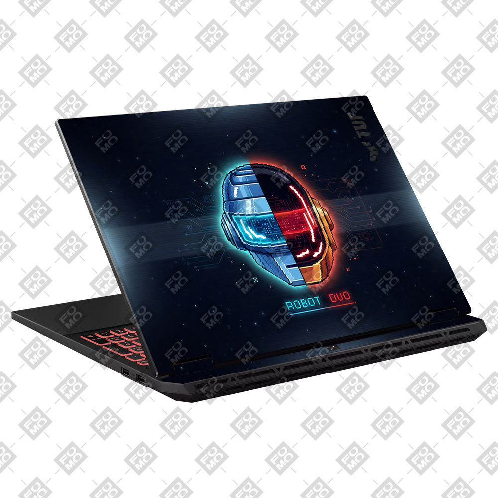 Robot Duo Asus TUF Gaming F16 2025 3D Laptop Skin