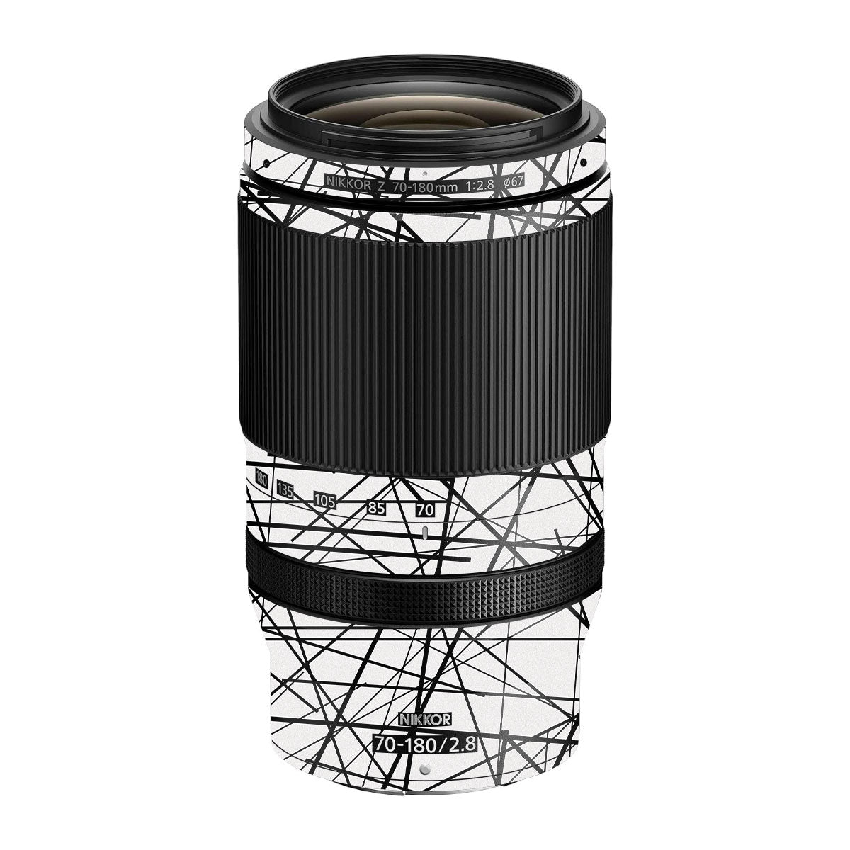 Textured White Chaos Line Nikon Nikkor Z 70-180mm F/2.8 Camera Lens Skin