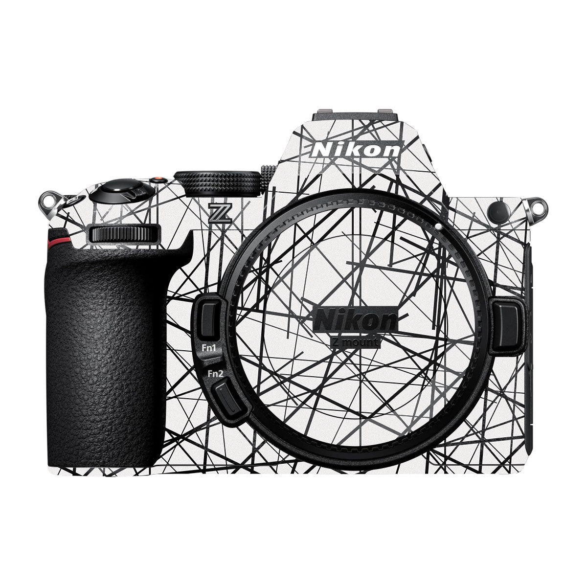 Textured White Chaos Line Nikon Z5 II Camera Skin