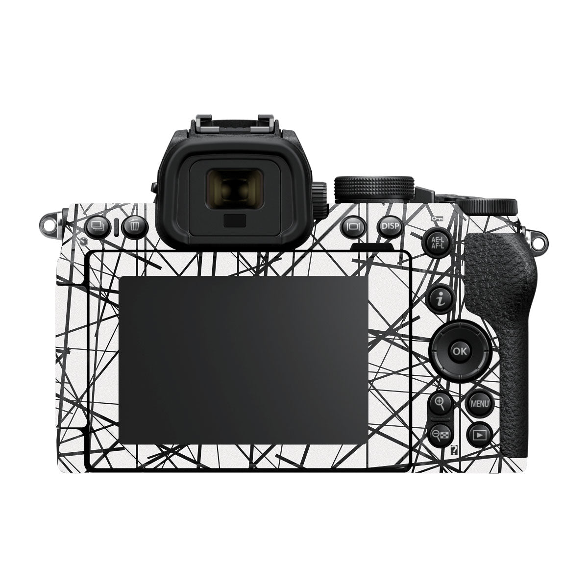 Textured White Chaos Line Nikon Z50 II Camera Skin