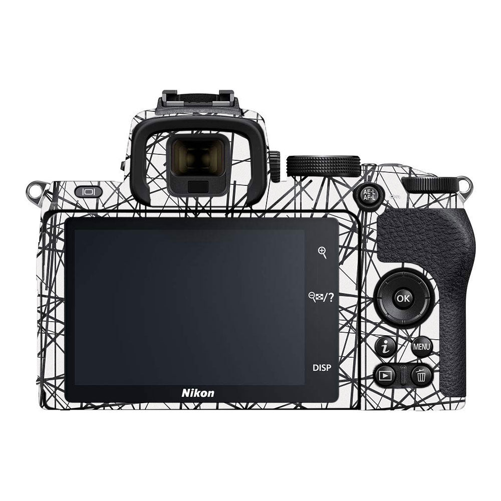 Textured White Chaos Line Nikon Z50 Camera Skin