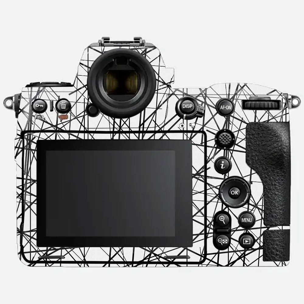 Textured White Chaos Line Nikon Z8 Camera Skin