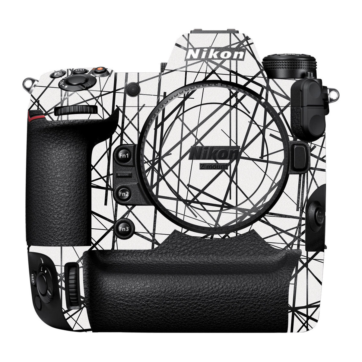 Textured White Chaos Line Nikon Z9 Camera Skin