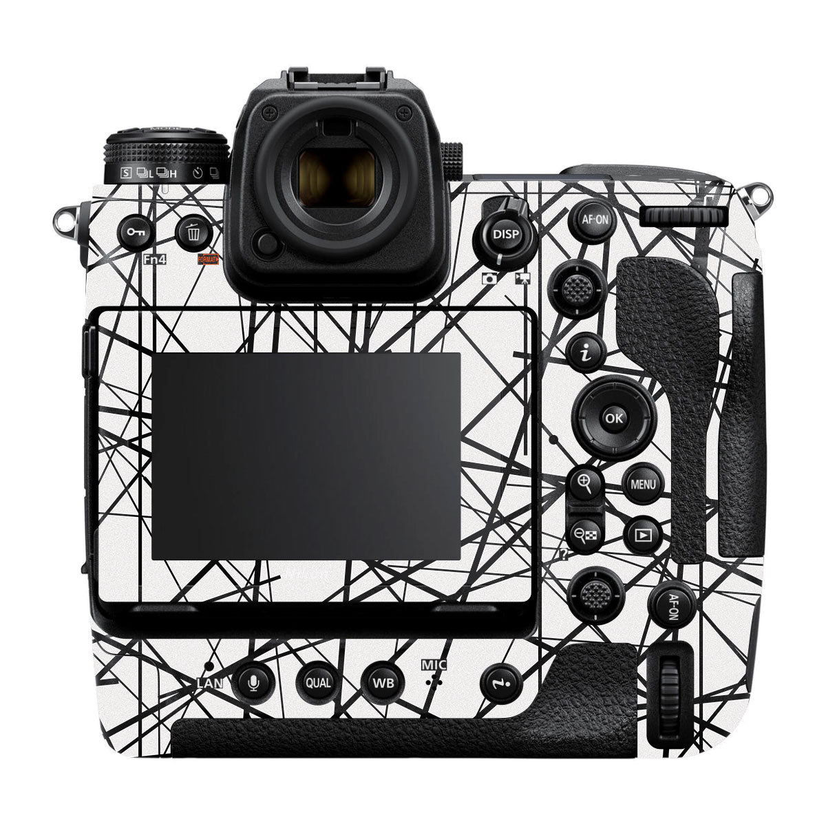 Textured White Chaos Line Nikon Z9 Camera Skin