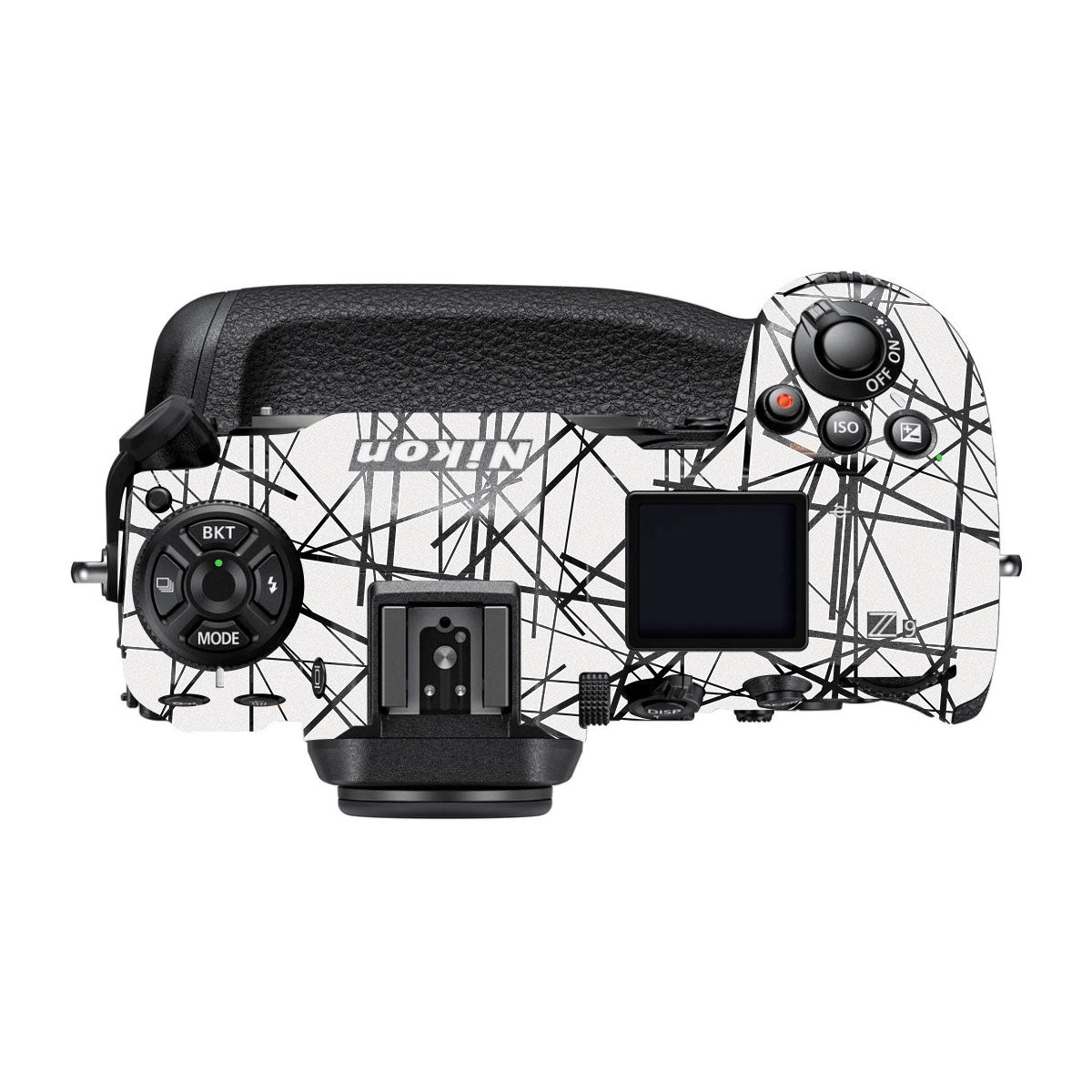 Textured White Chaos Line Nikon Z9 Camera Skin