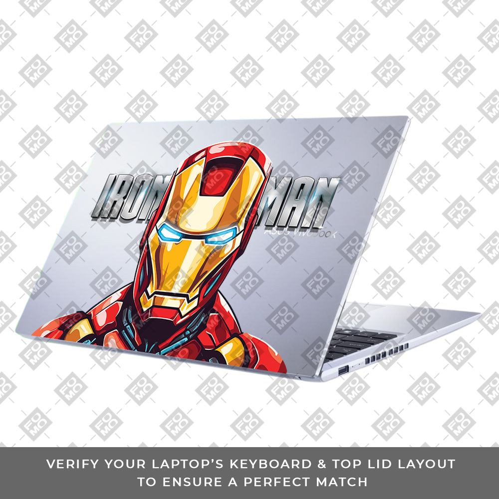 Transparent Arc Reactor Asus Vivobook 15 X1502ZA Laptop Skin