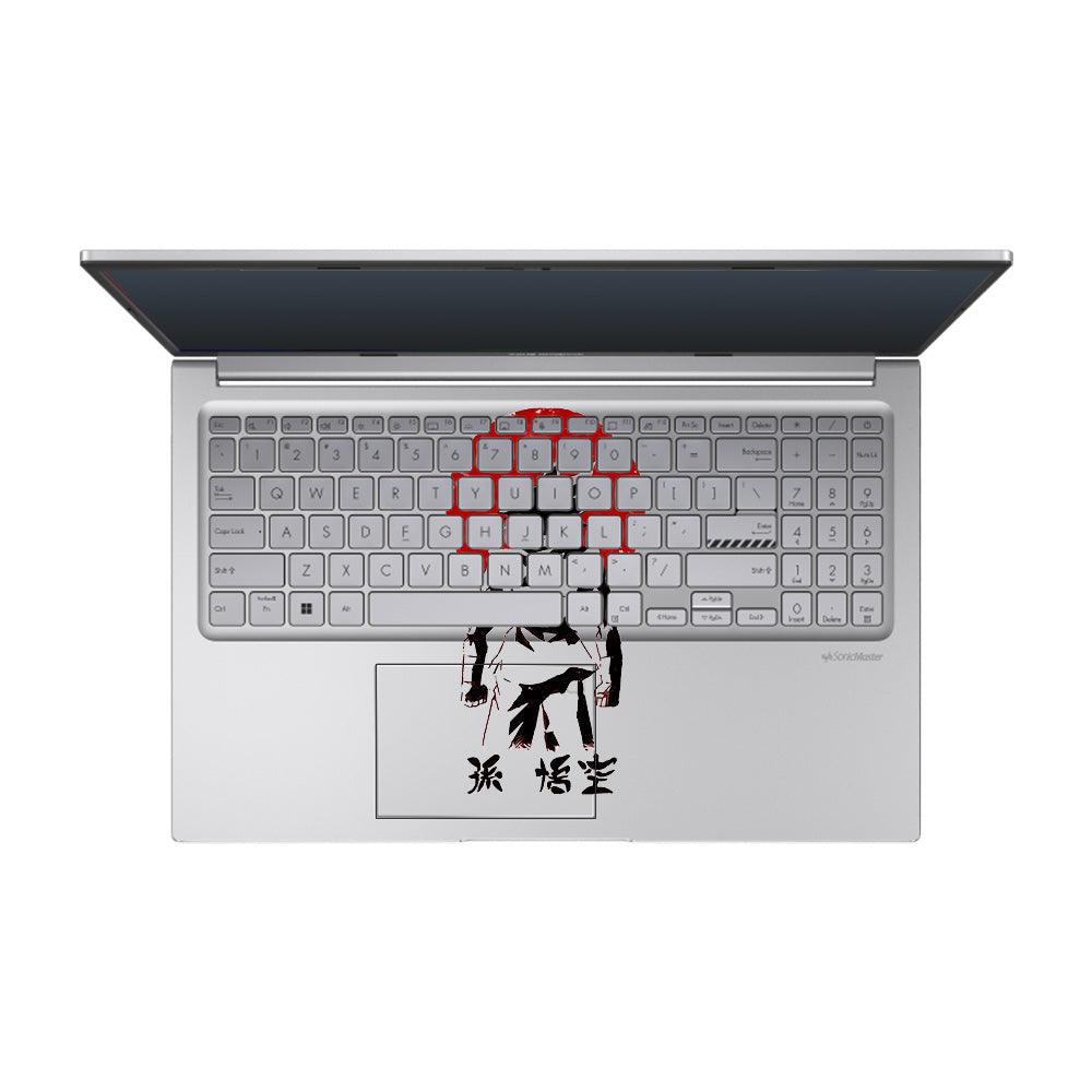 Transparent Sunset Samurai Asus Vivobook 15 X1504ZA Laptop Skin