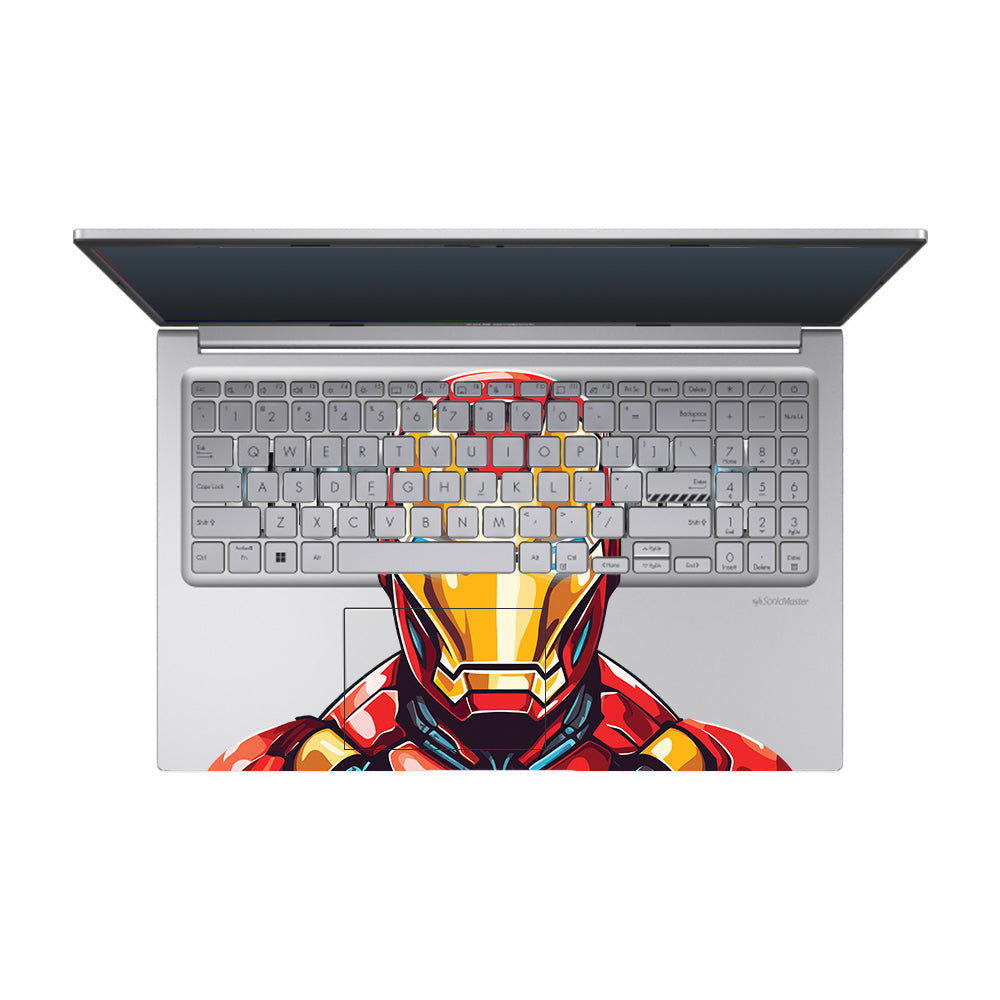 Transparent Arc Reactor Asus Vivobook 15 X1504ZA Laptop Skin