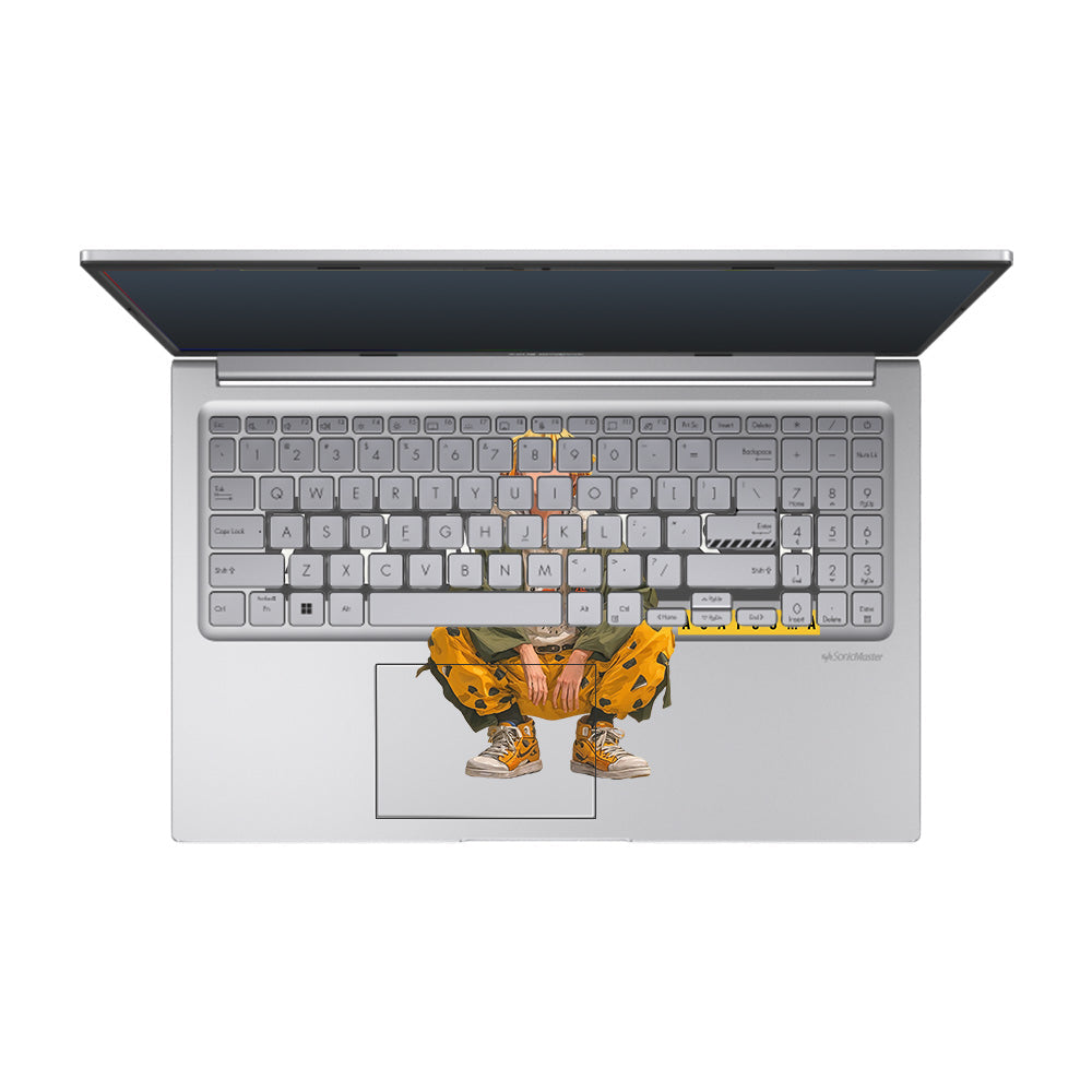 Transparent Zenitsu Agatsuma Asus Vivobook 15 X1504ZA Laptop Skin