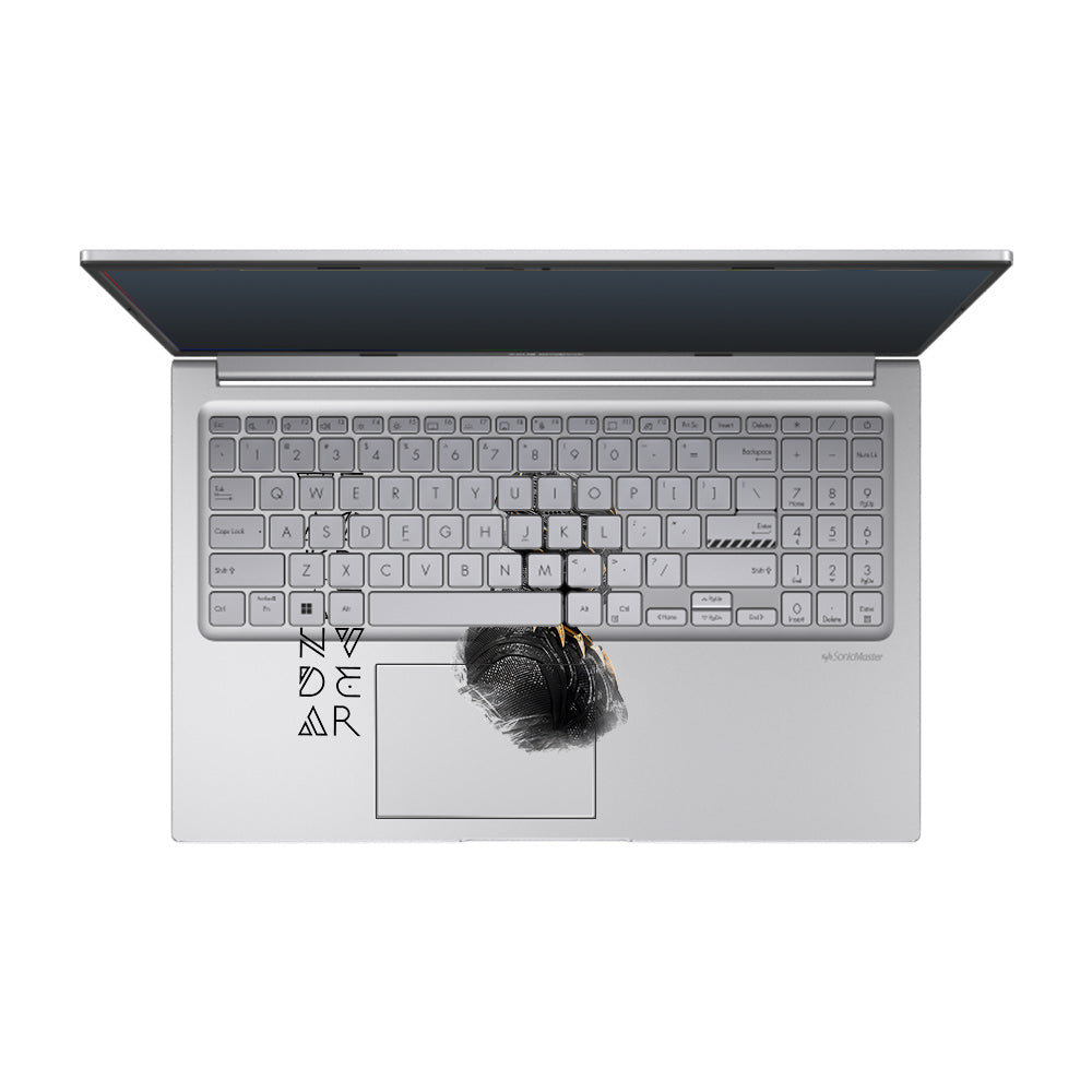 Transparent Wakanda Forever Asus Vivobook 15 X1504ZA Laptop Skin