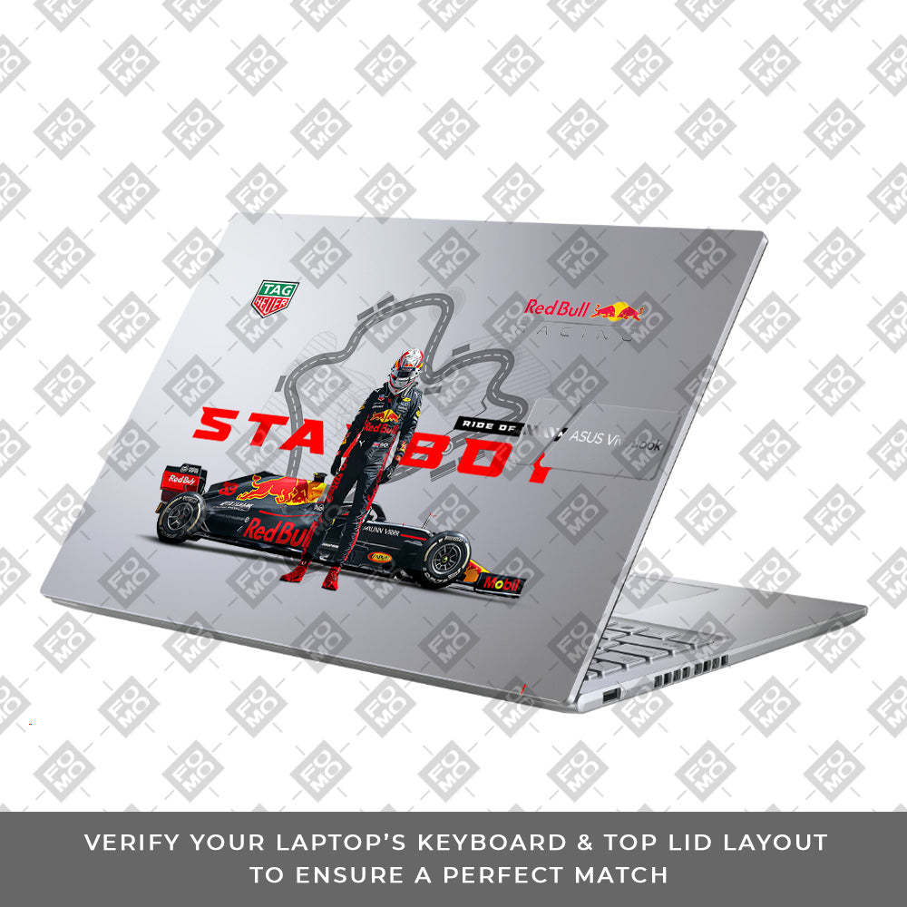 Transparent Starboy Racer Asus Vivobook X1605ZA Laptop Skin