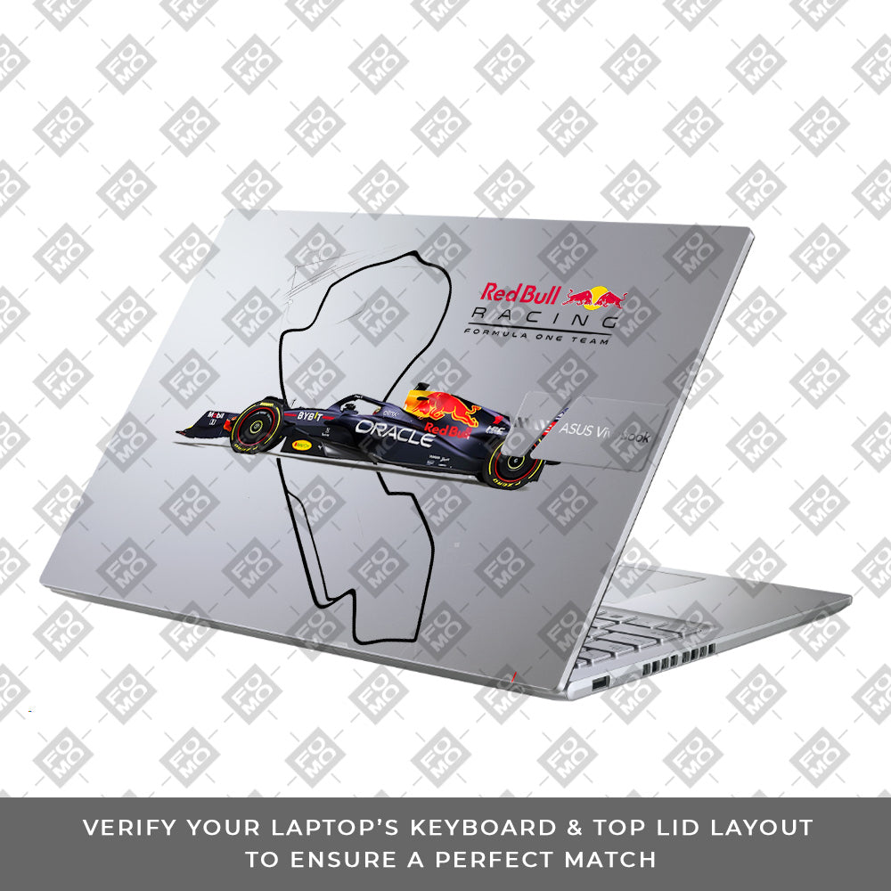 Transparent Track King Asus Vivobook X1605ZA Laptop Skin