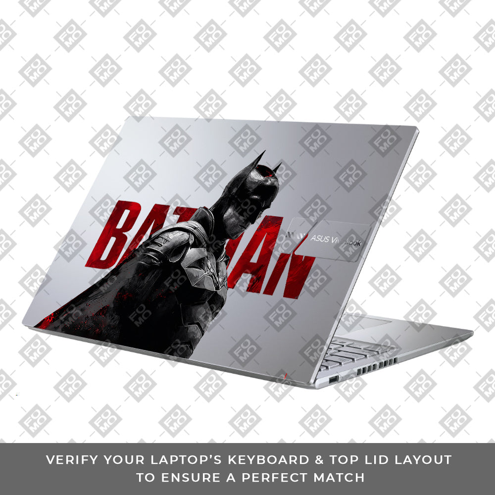 Transparent Shadow Vigilante Asus Vivobook X1605ZA Laptop Skin