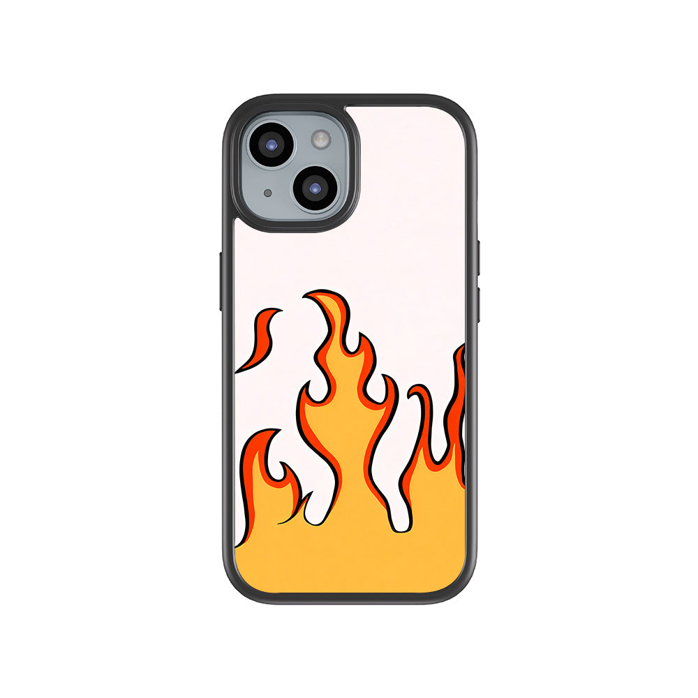 Burning Vibes Skin with Shockguard Armour Magsafe Case for Apple iPhone 15 Plus