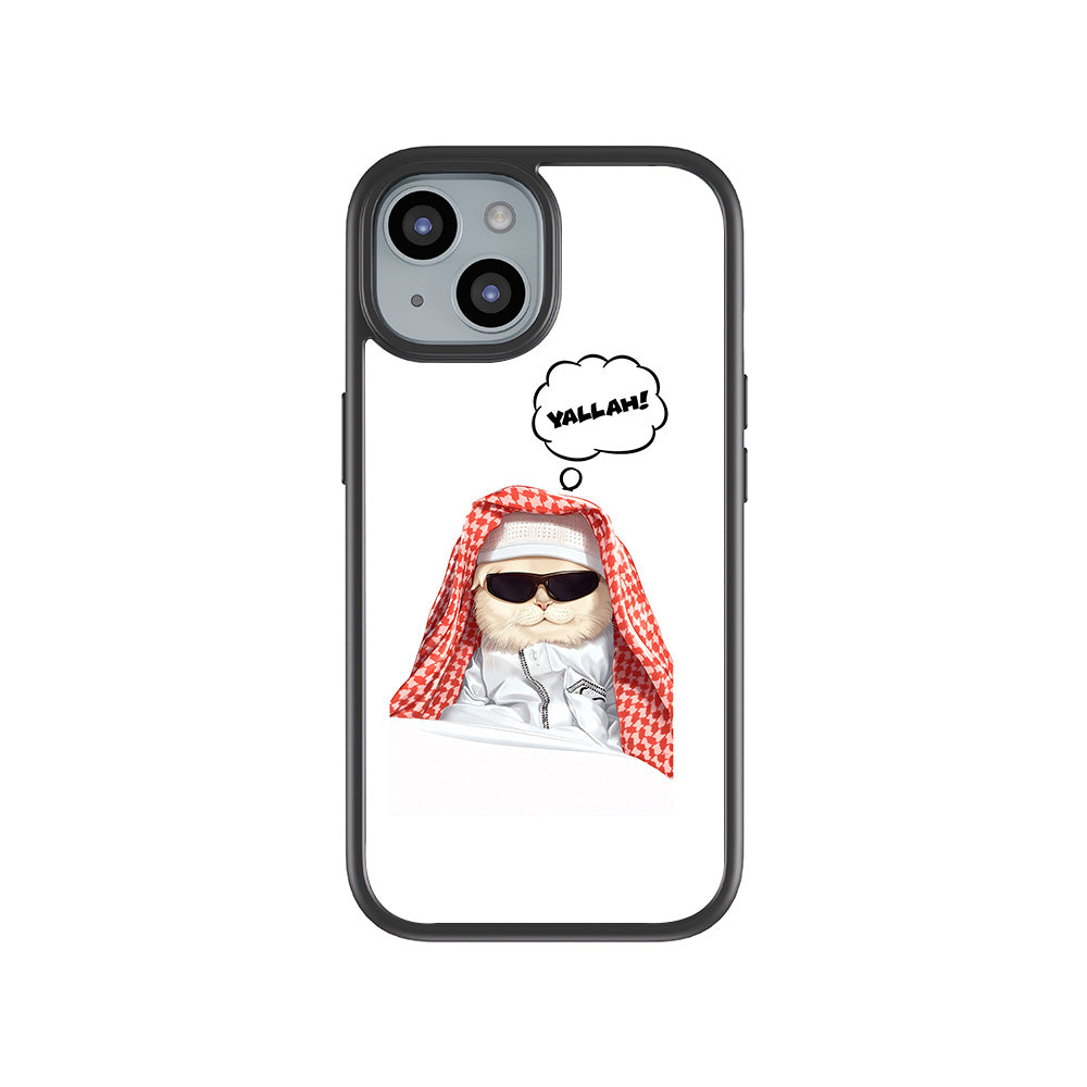 Cool Cat Arabia Skin with Shockguard Armour Magsafe Case for Apple iPhone 15