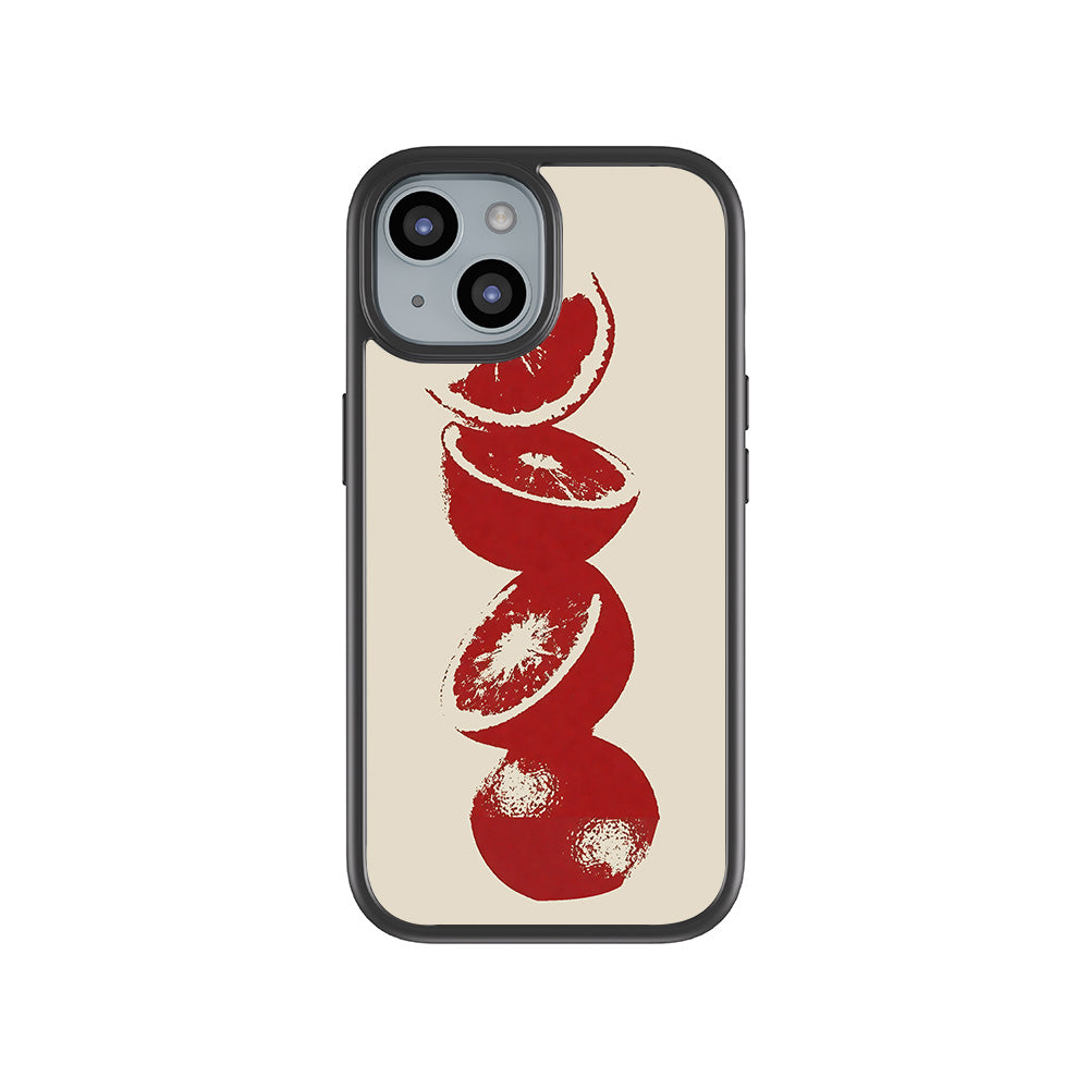 Crimson Zest Skin with Shockguard Armour Magsafe Case for Apple iPhone 15 Plus