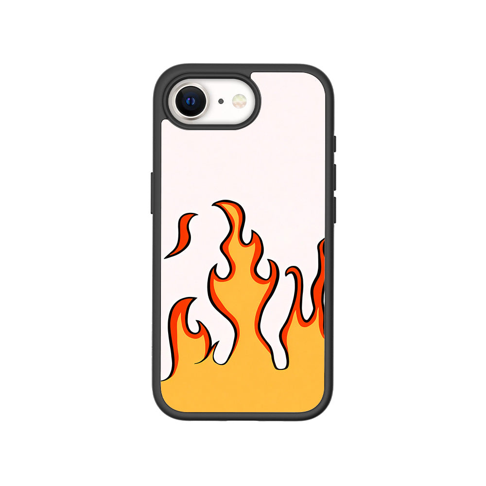 Burning Vibes Skin with Shockguard Armour Magsafe Case for Apple iPhone 16E