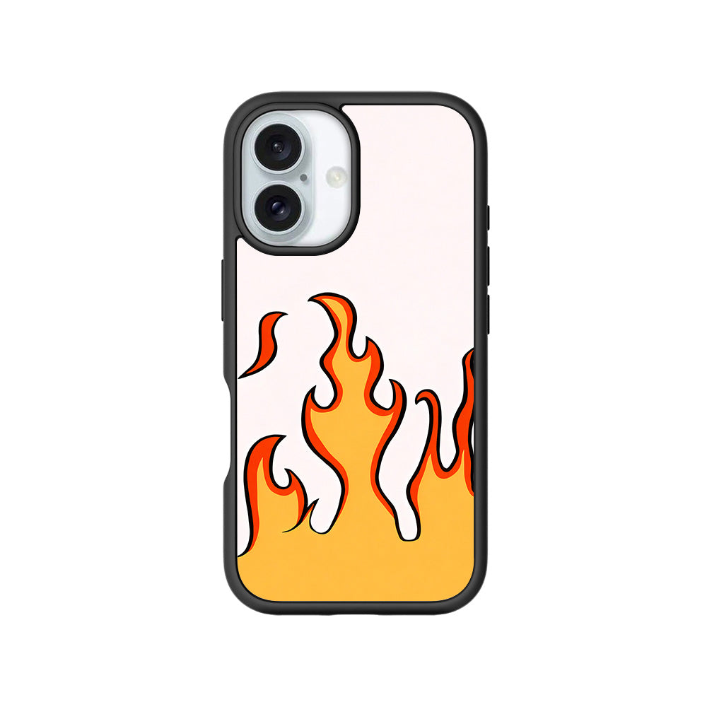 Burning Vibes Skin with Shockguard Armour Magsafe Case for Apple iPhone 16 Plus