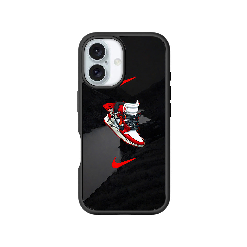 Midnight Sneaker Skin with Shockguard Armour Magsafe Case for Apple iPhone 16 Plus