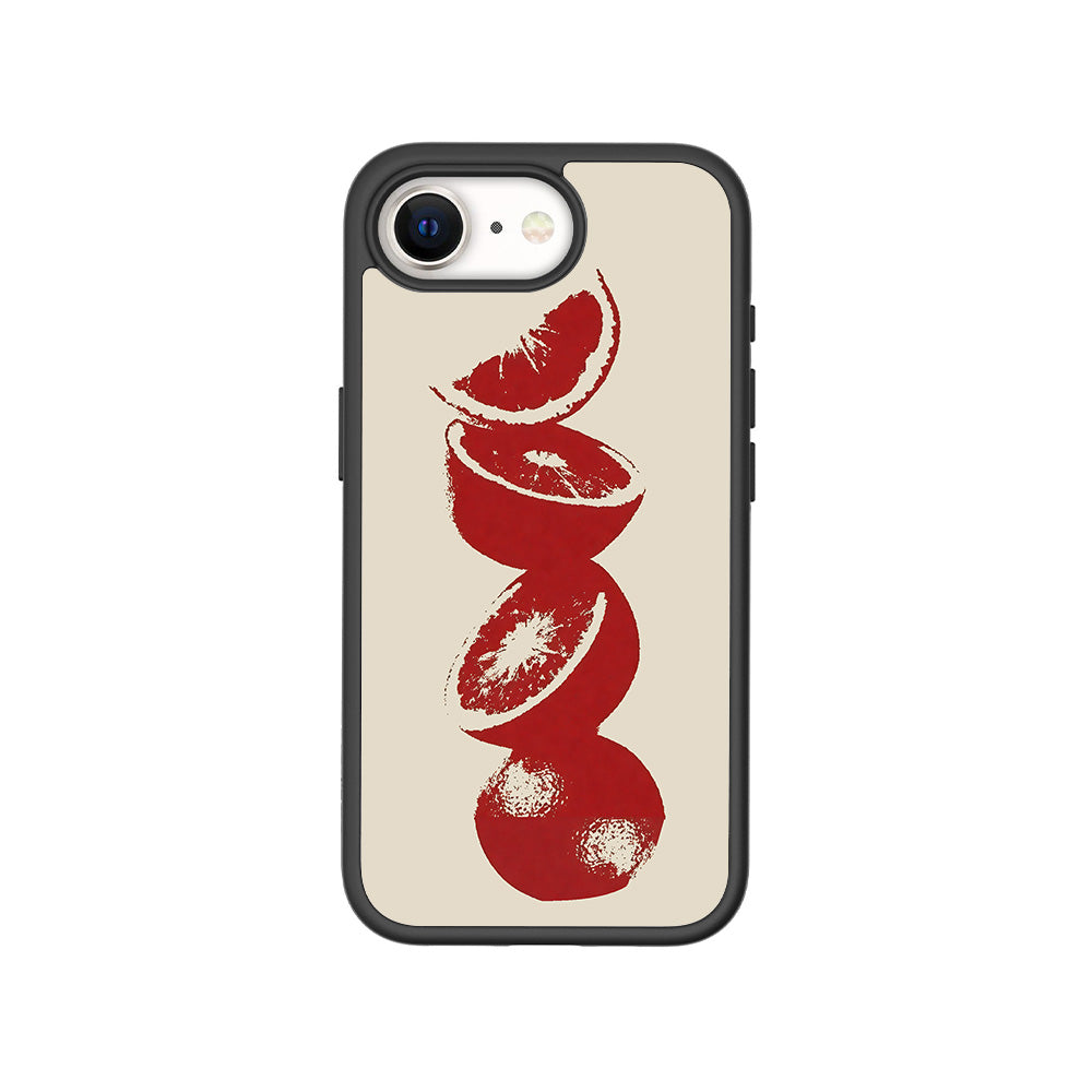 Crimson Zest Skin with Shockguard Armour Magsafe Case for Apple iPhone 16E