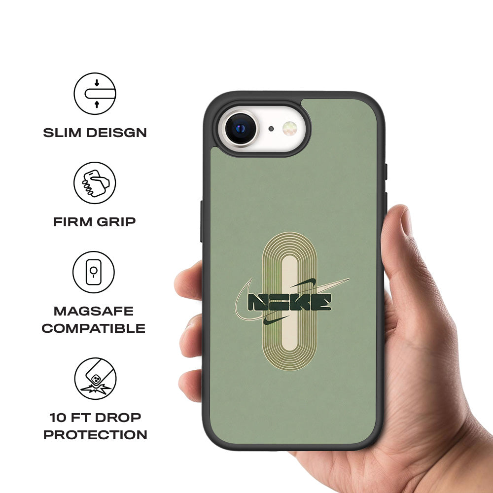 Retro Pulse Skin with Shockguard Armour Magsafe Case for Apple iPhone 16E