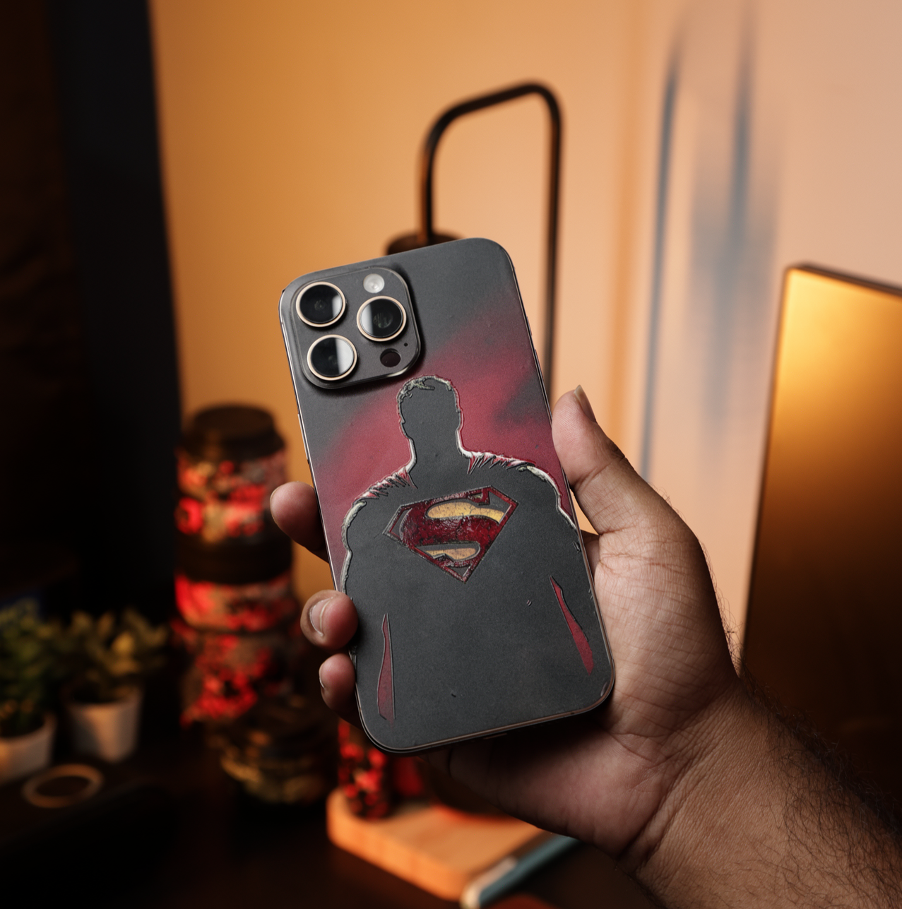 Man of Steel 3D Comics Mobile Skin