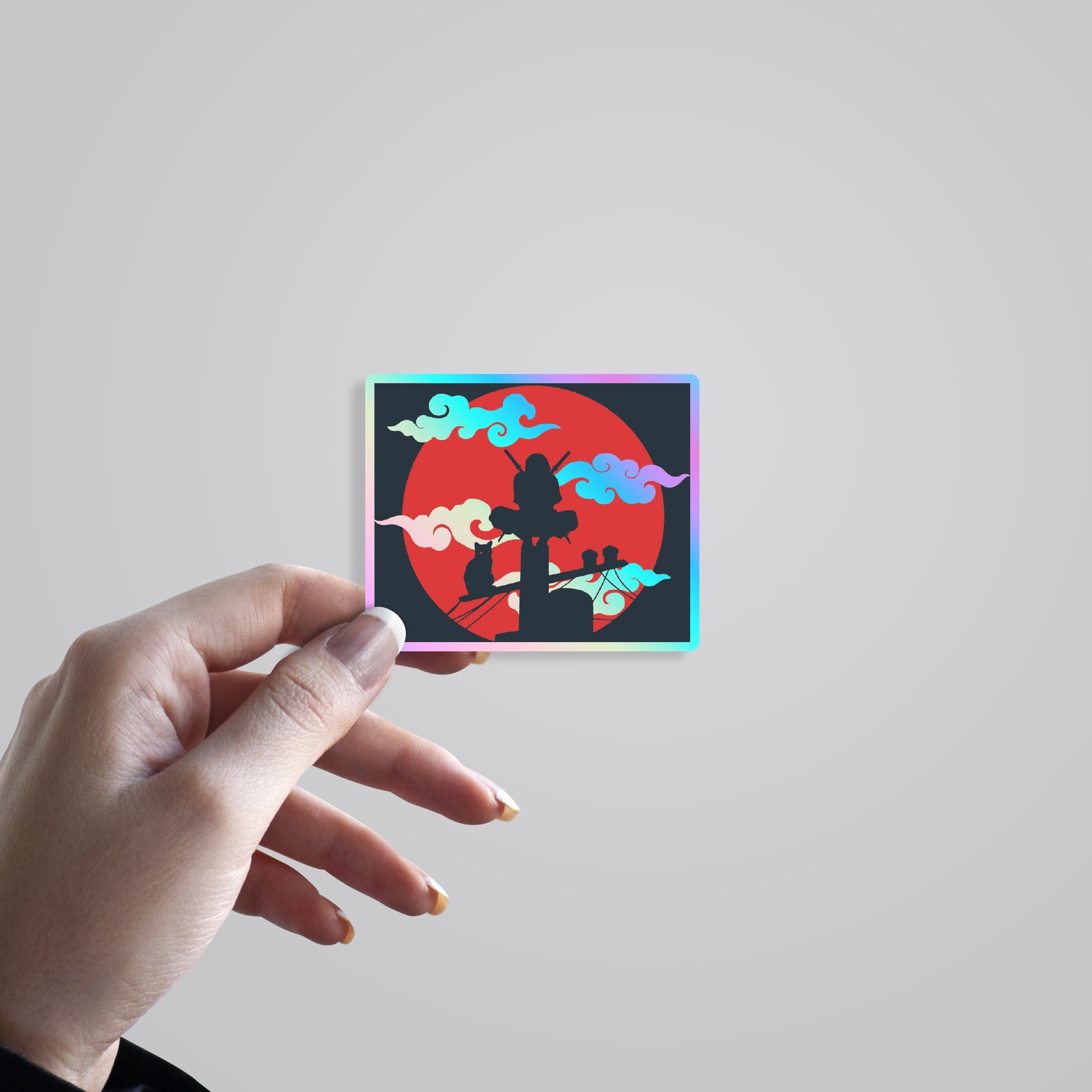 Itachi Uchiha Holographic Stickers