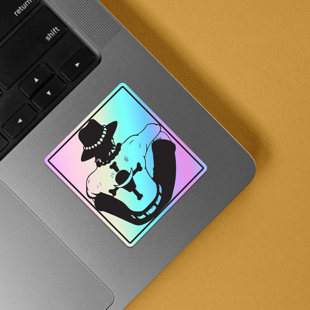 Portgas D. Ace One Piece Anime Holographic Sticker – Flame On with ...