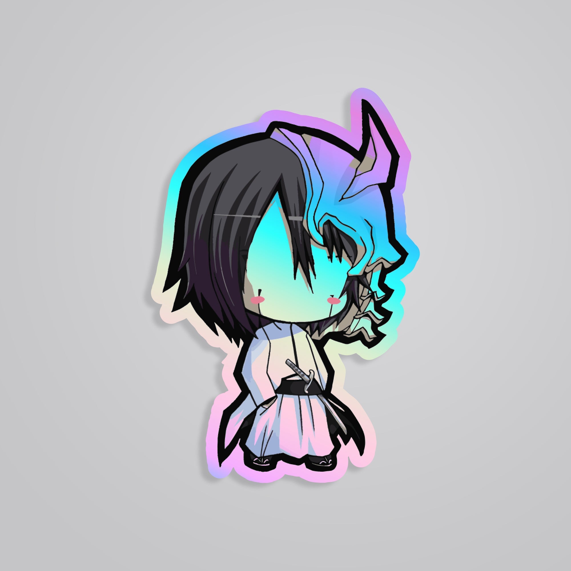 Fomo Store Holographic Stickers Anime Ulquiorra Chibi