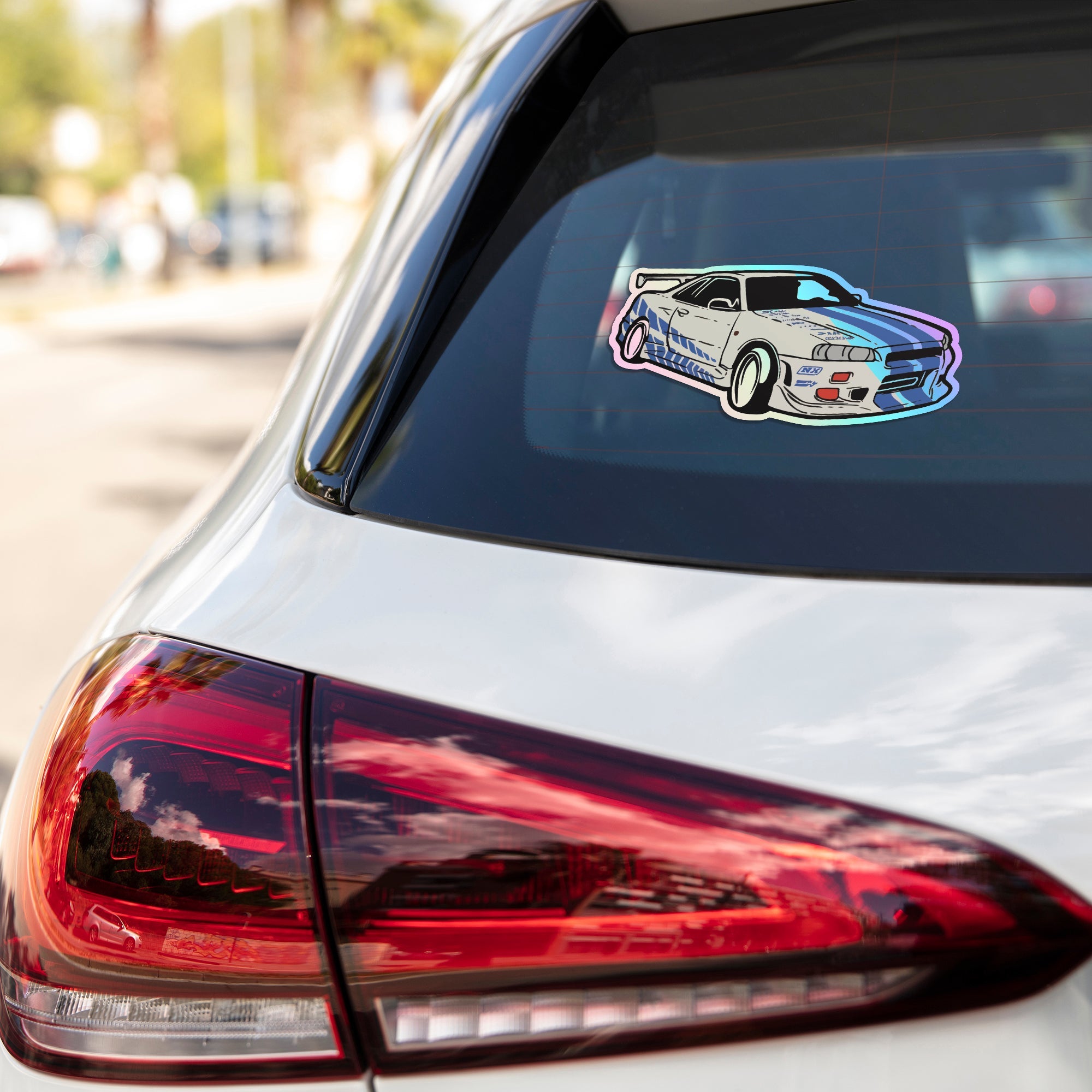 Nissan GTR R34 Holographic Stickers