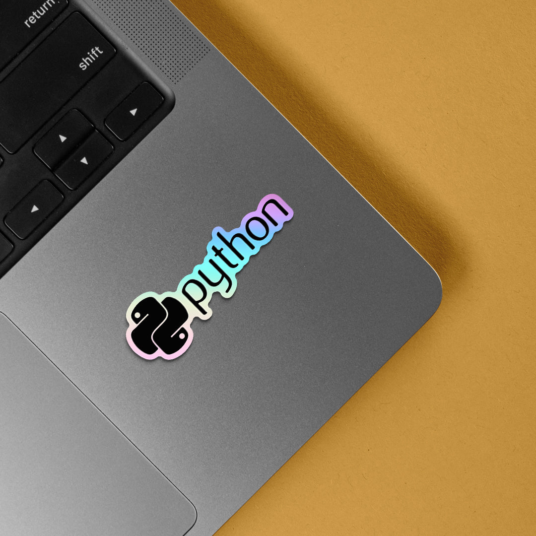 Python Holographic Stickers