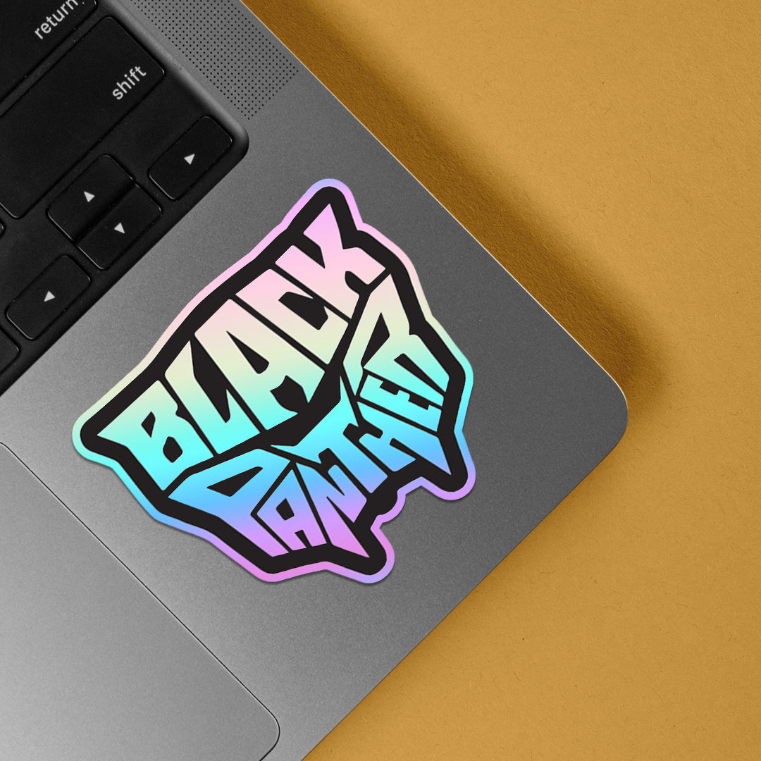Black Panther Holographic Stickers