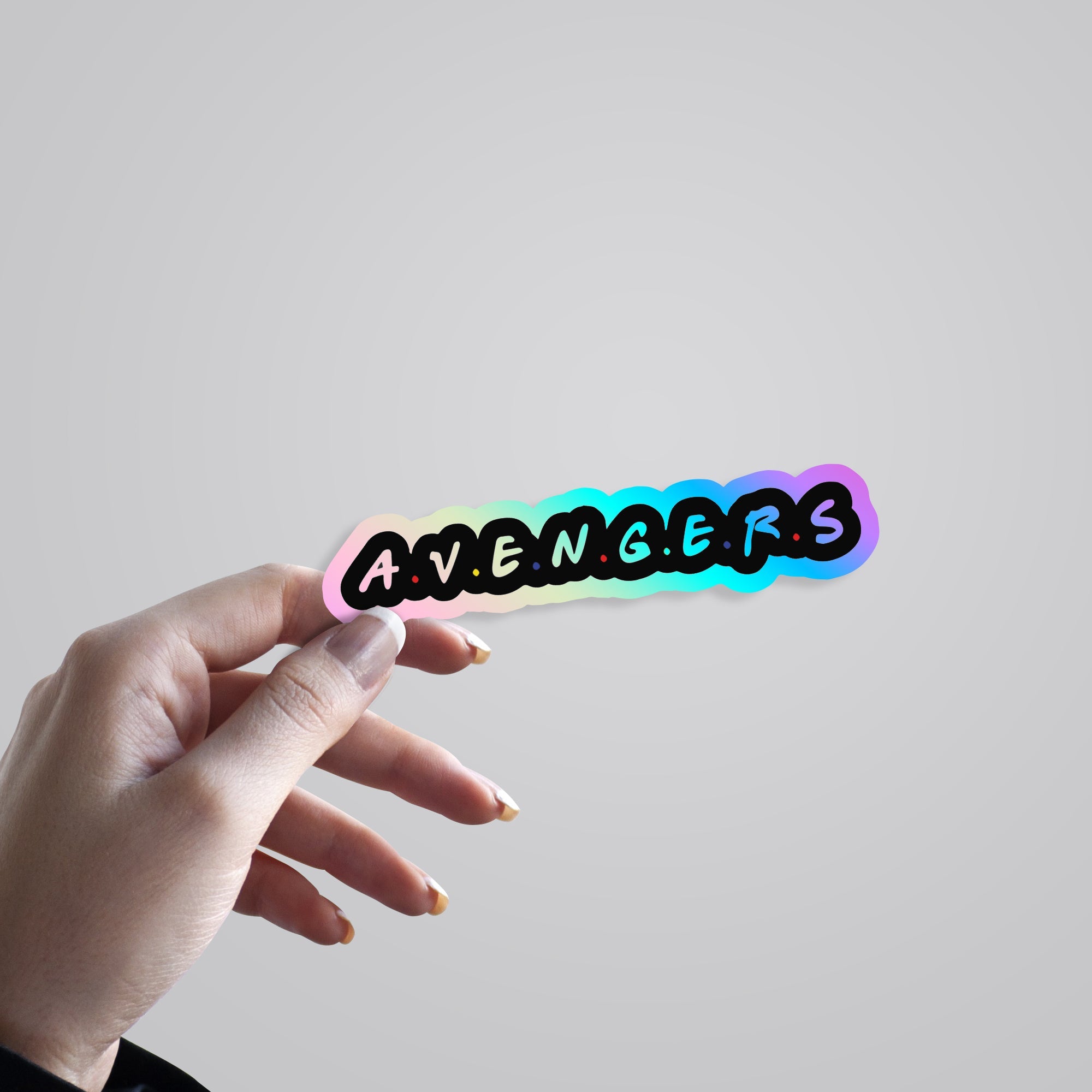 MCU Avengers Holographic Stickers