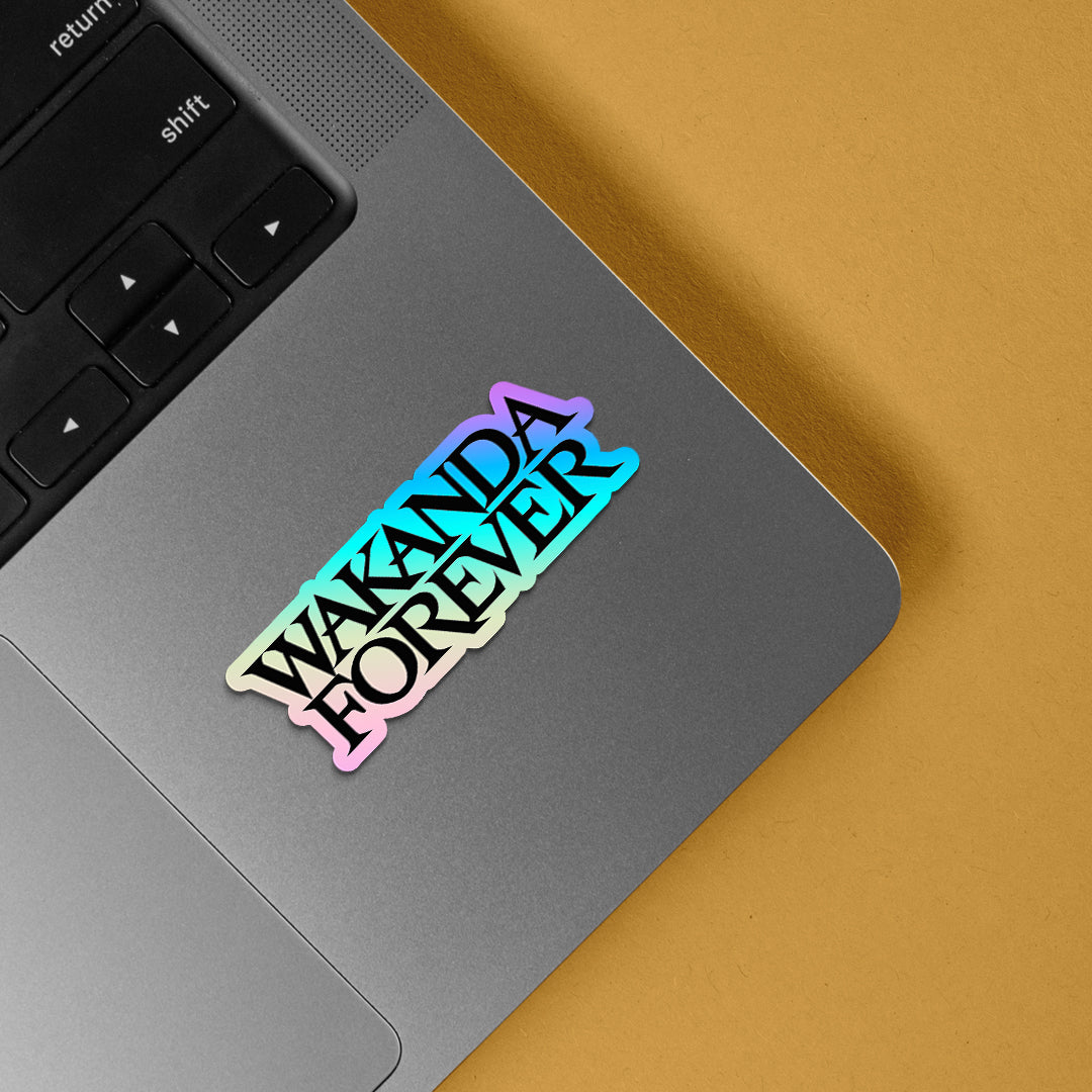 Wakanda Forever Holographic Stickers