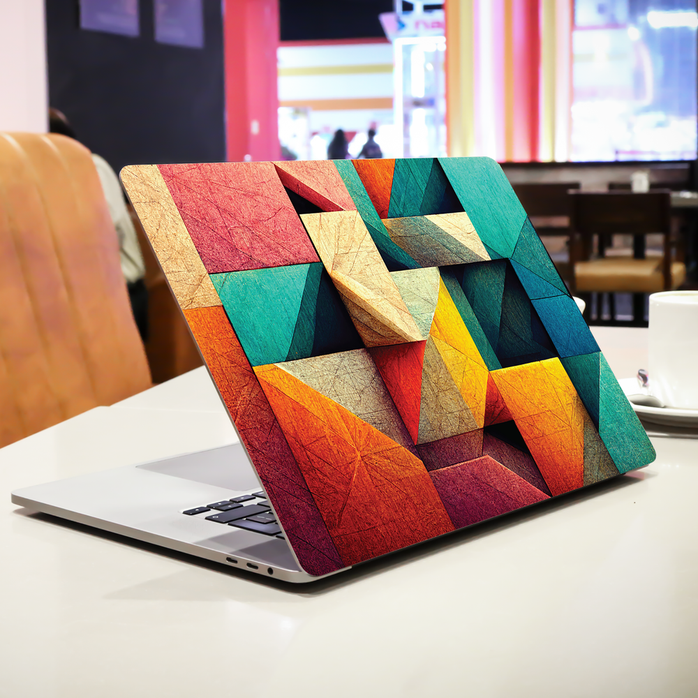 Elevate Your Laptop with Geometric Pattern Laptop Skin - Modern and ...