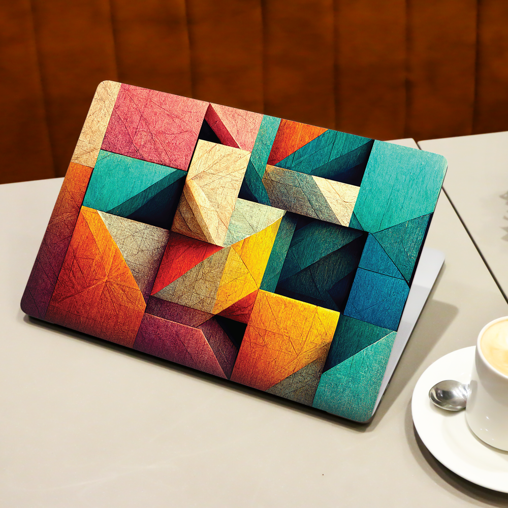 Elevate Your Laptop with Geometric Pattern Laptop Skin - Modern and ...