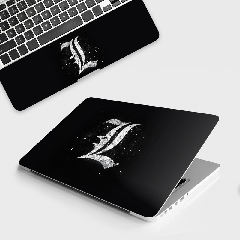 Embrace the Enigma with L from Death Note Laptop Skin - Mysterious and ...