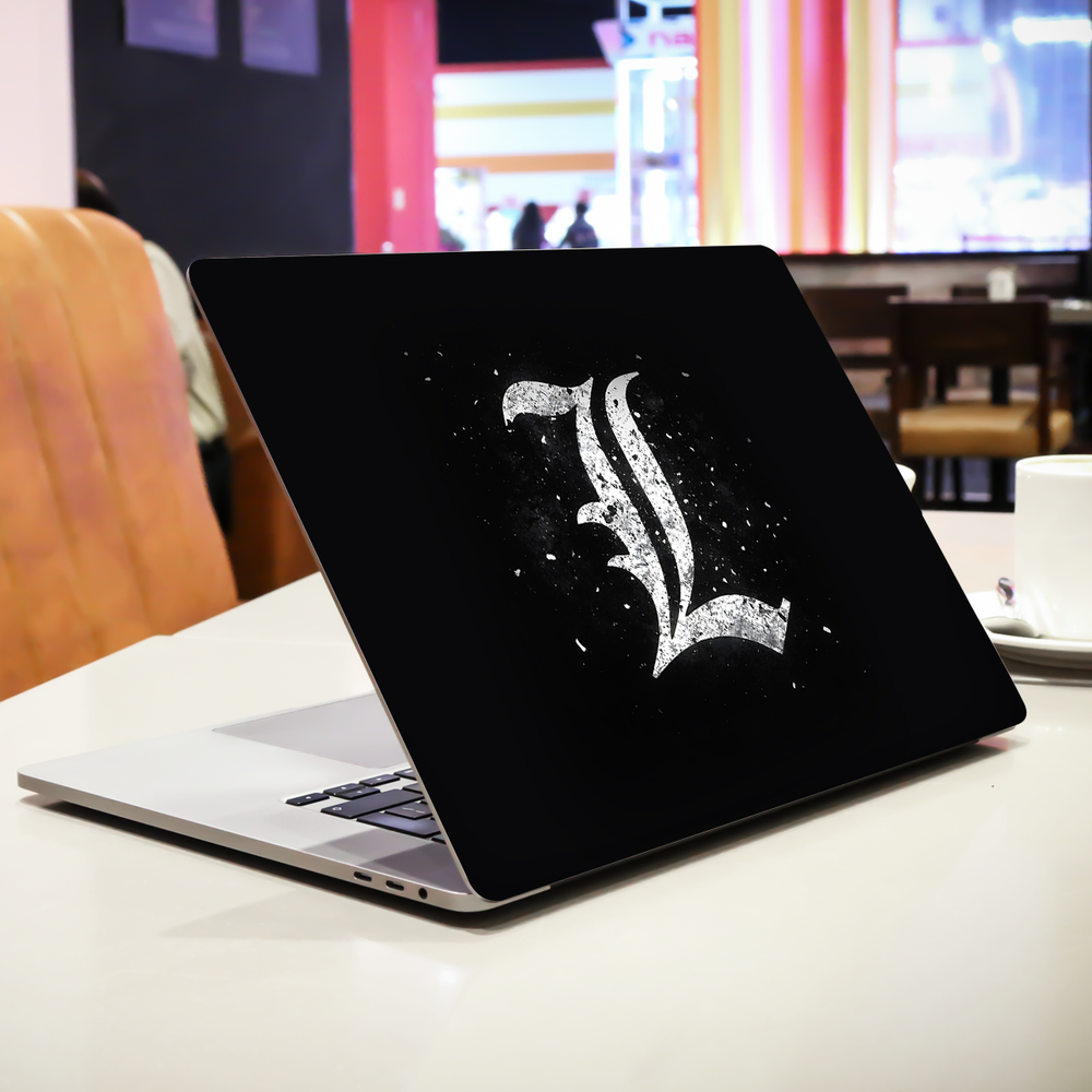 Embrace the Enigma with L from Death Note Laptop Skin - Mysterious and ...