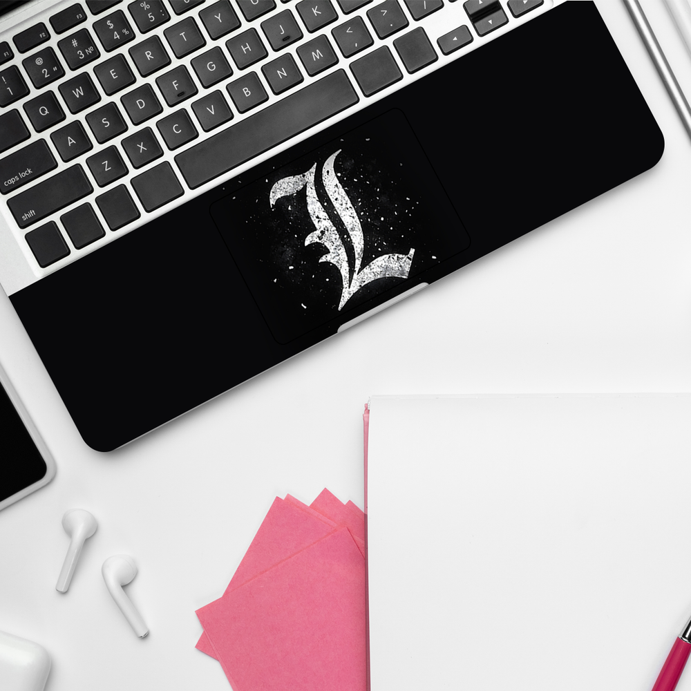Embrace the Enigma with L from Death Note Laptop Skin - Mysterious and ...
