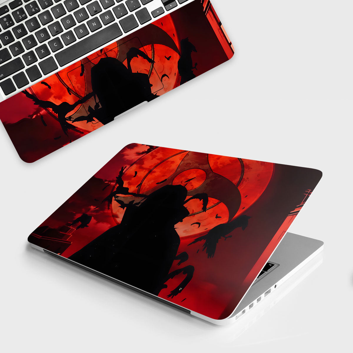 Fomo Store Laptop Skins Anime Shadow of Itachi The Eternal Mangekyou