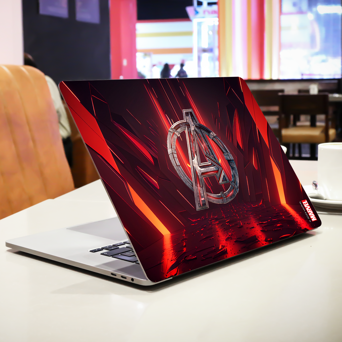 Endgame Red Logo Comic Laptop Skin