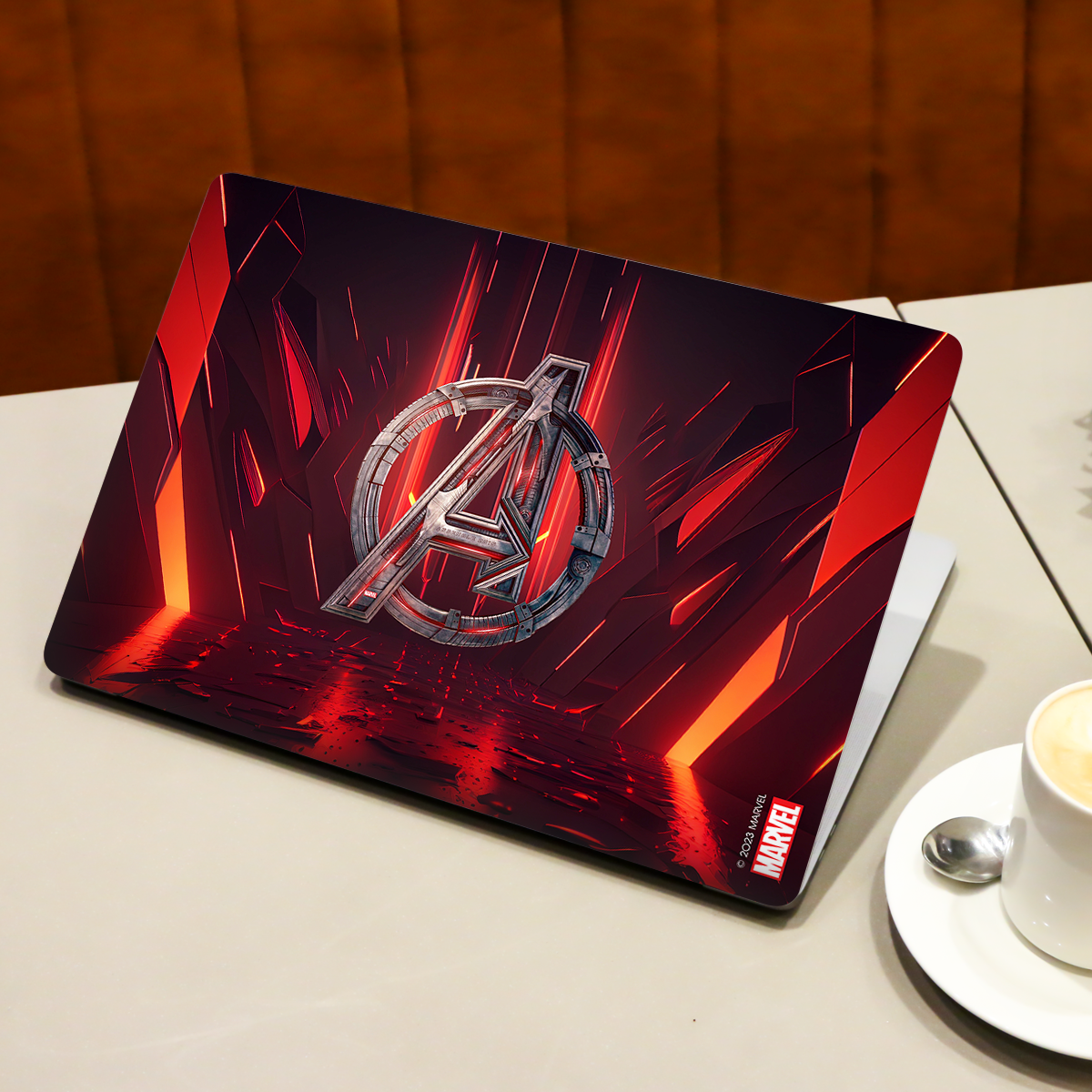 Endgame Red Logo Comic Laptop Skin